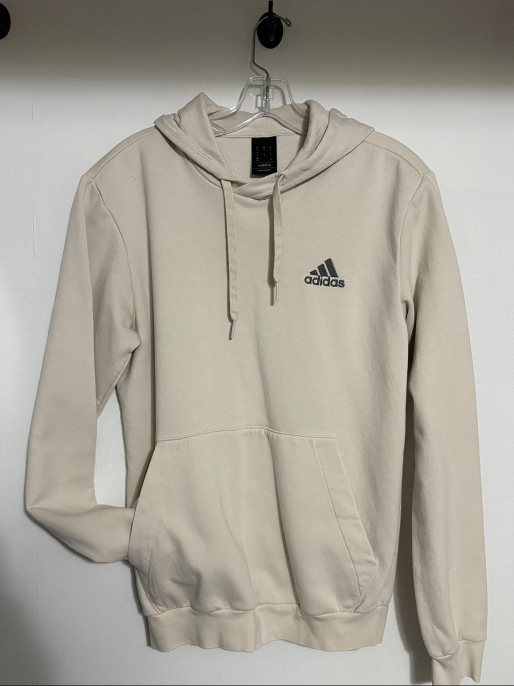 adidas Men’s Light Cream Pullover Hoodie